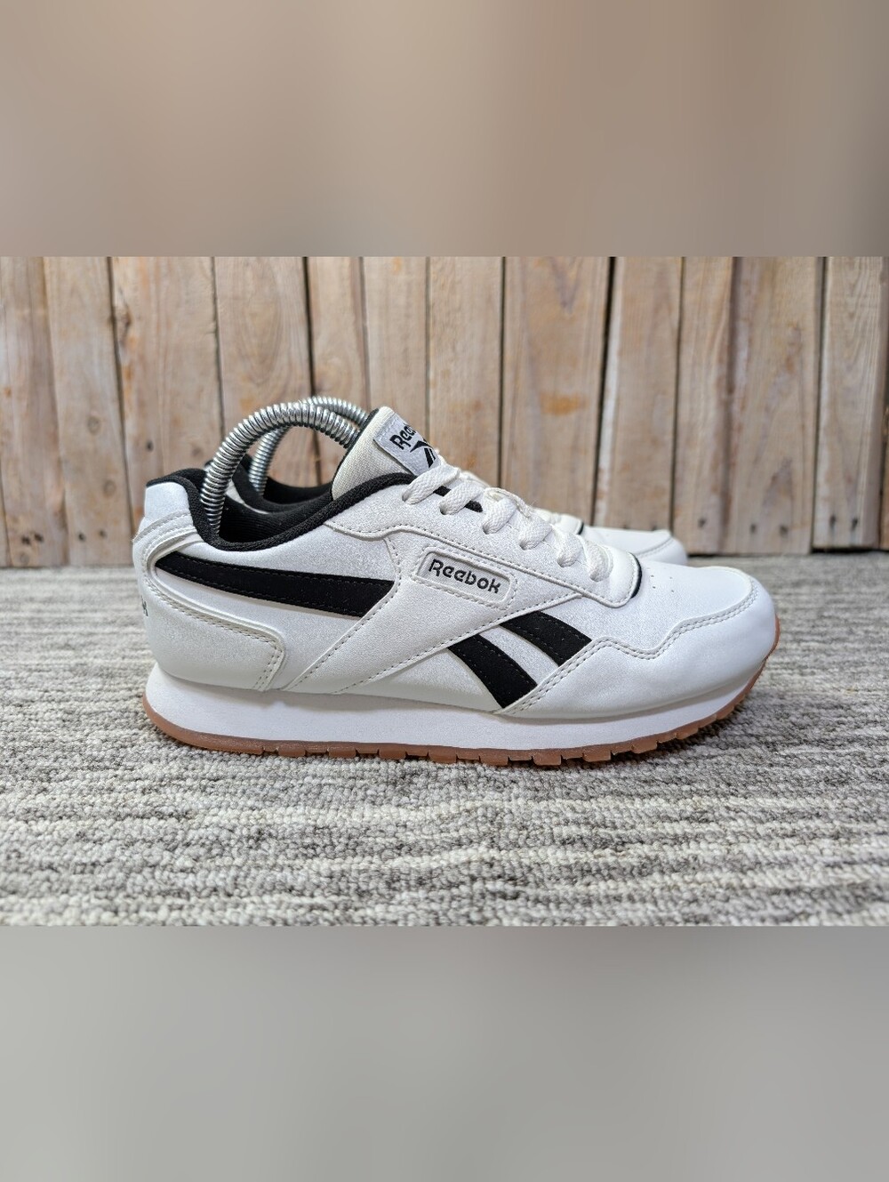 Women's Reebok Classic Harman Run -  Black/White Size 8 Women